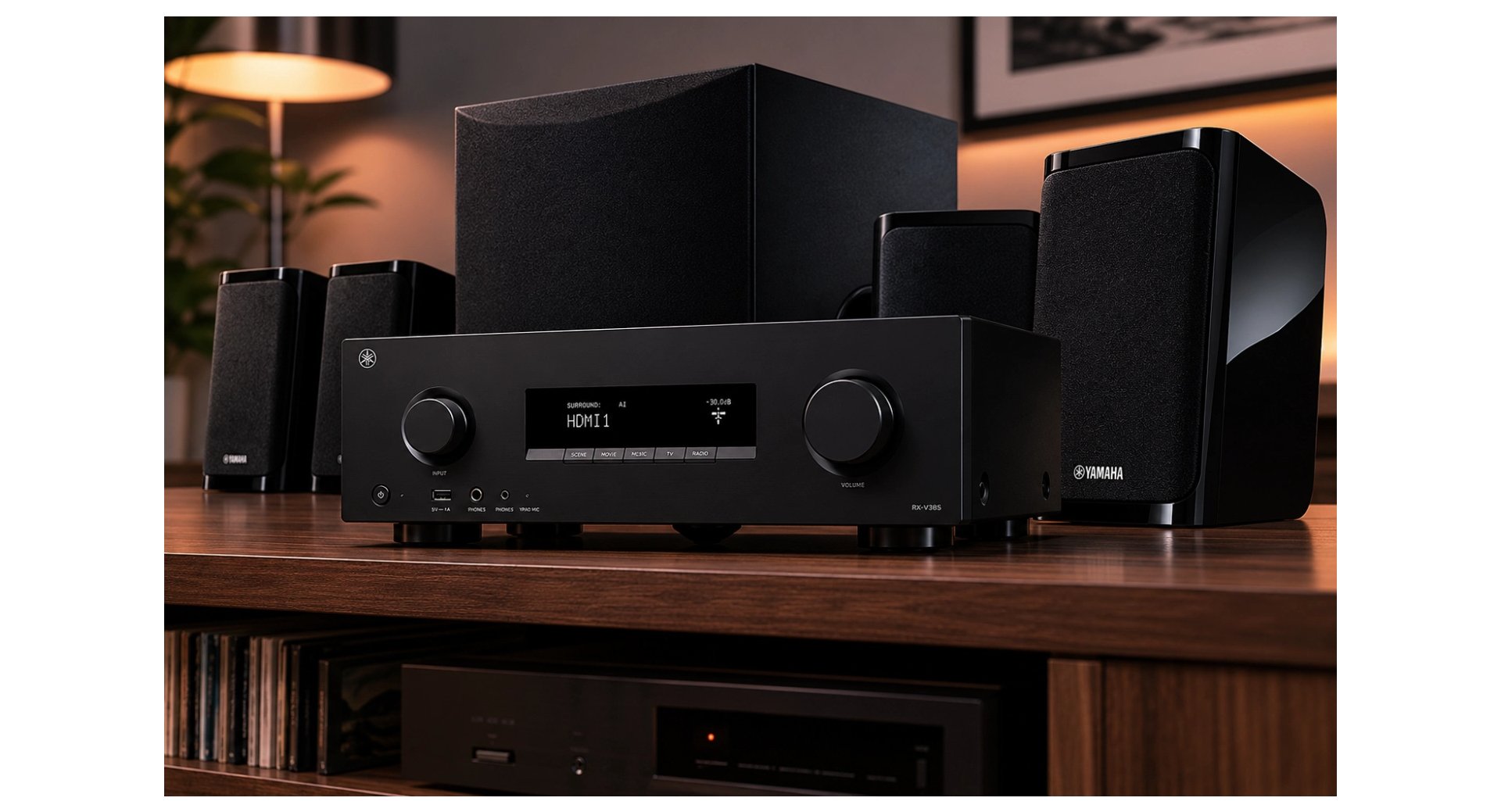 Yamaha YHT-4970U — домашний кинотеатр с AV-ресивером RX300A и настоящим 5.1 звуком
