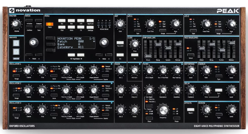 NOVATION PEAK Polyphonic Desktop Synthesizer