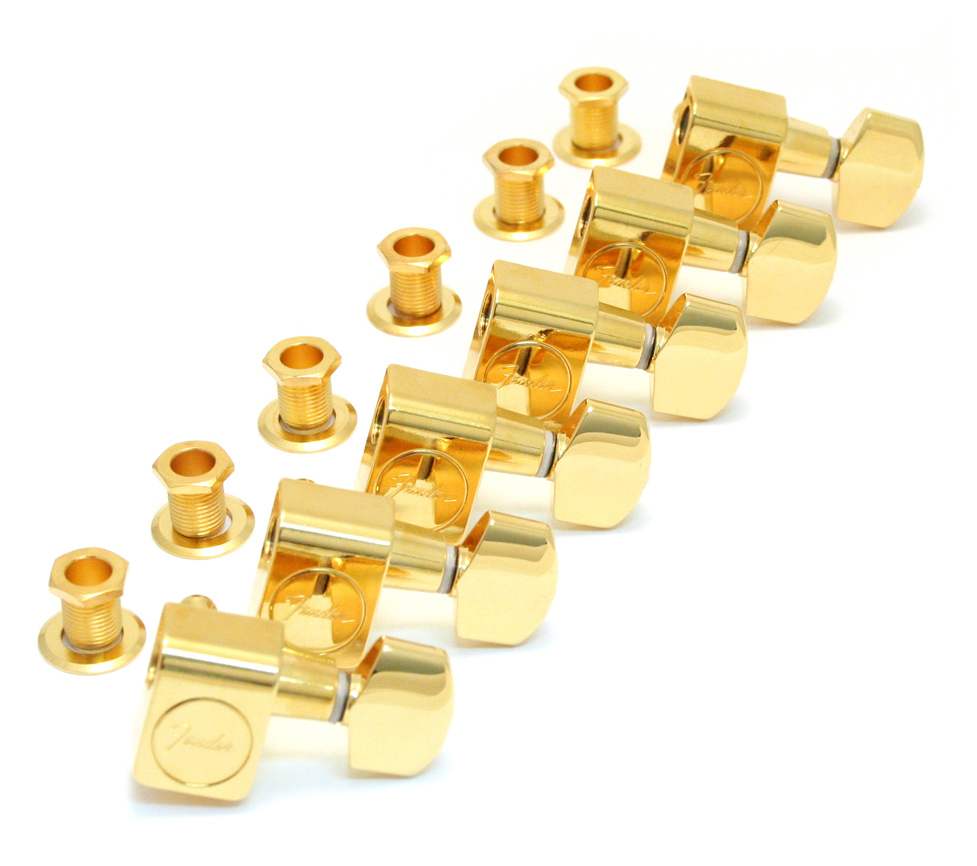 FENDER TUNERS (GOLD) FOR AMERICAN STANDARD STRAT/TELE