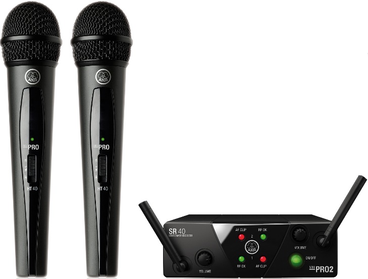 AKG WMS40 Mini2 Vocal Set BD US25A/B