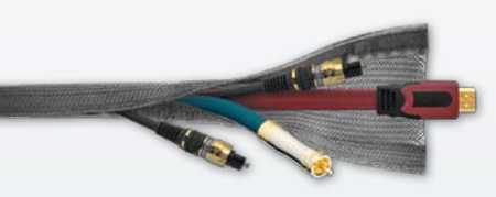 Real Cable Рукав для прокладки кабеля GREY (CC88GR) 1M50