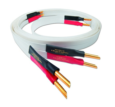 Nordost White lightning,2x2.5m is terminated with low-mass Z plugs