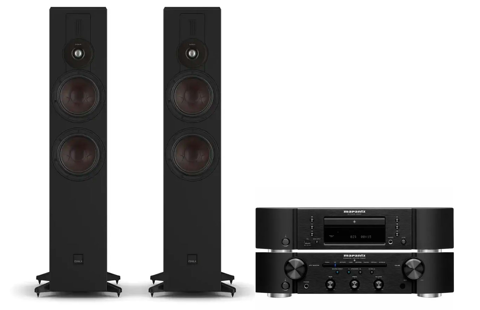 DALI Sonik 7 + Marantz PM6007 + Marantz CD6007