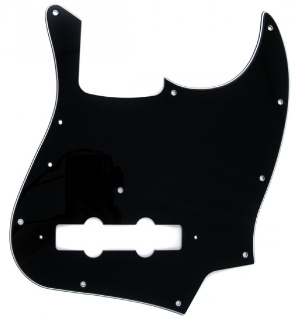 FENDER PURE VINTAGE PICKGUARD JAZZ BASS 70S 10-HOLE BLACK