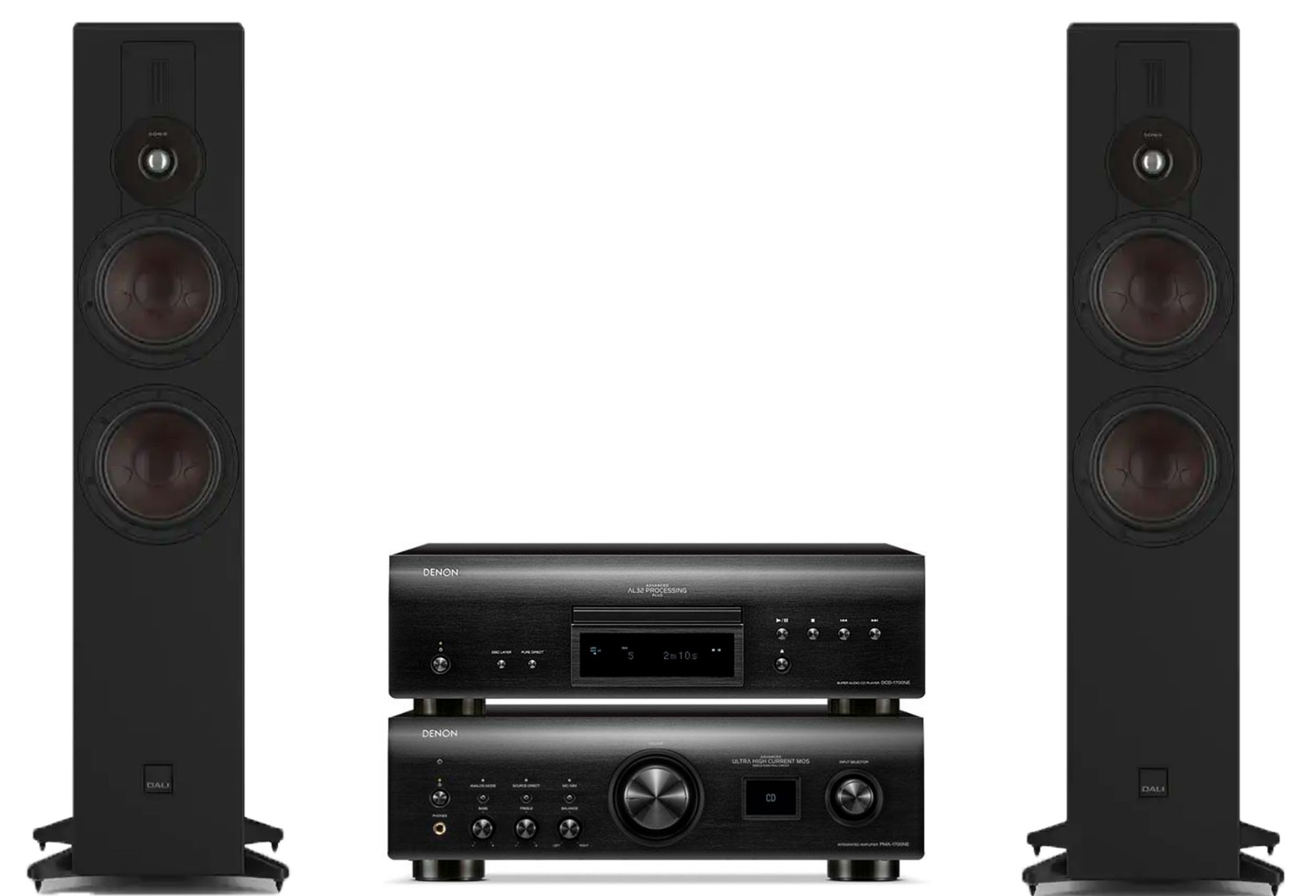 Denon PMA-1700NE + Denon DCD-1700NE + DALI Sonik 7