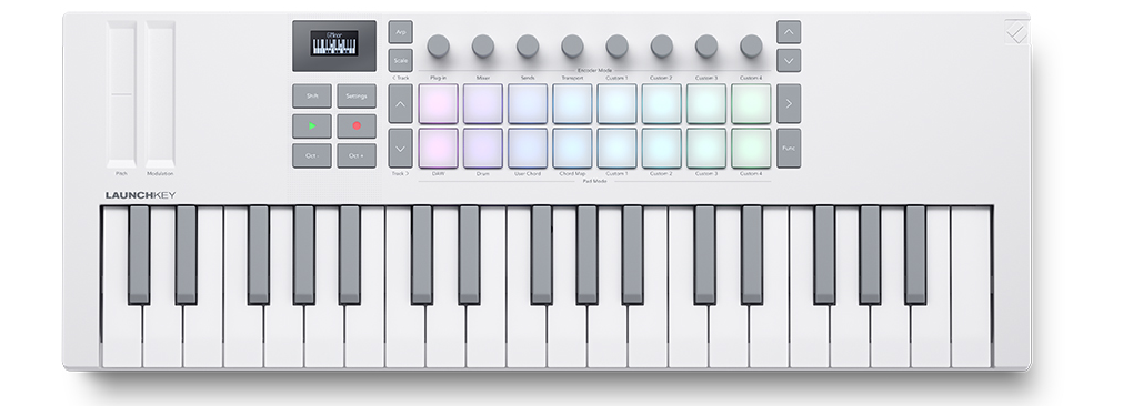 NOVATION Launchkey Mini 37 MK4 White Edition