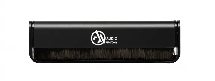 Audio Anatomy Carbon Fiber Brush Black Alu - Black Edition - White Logo