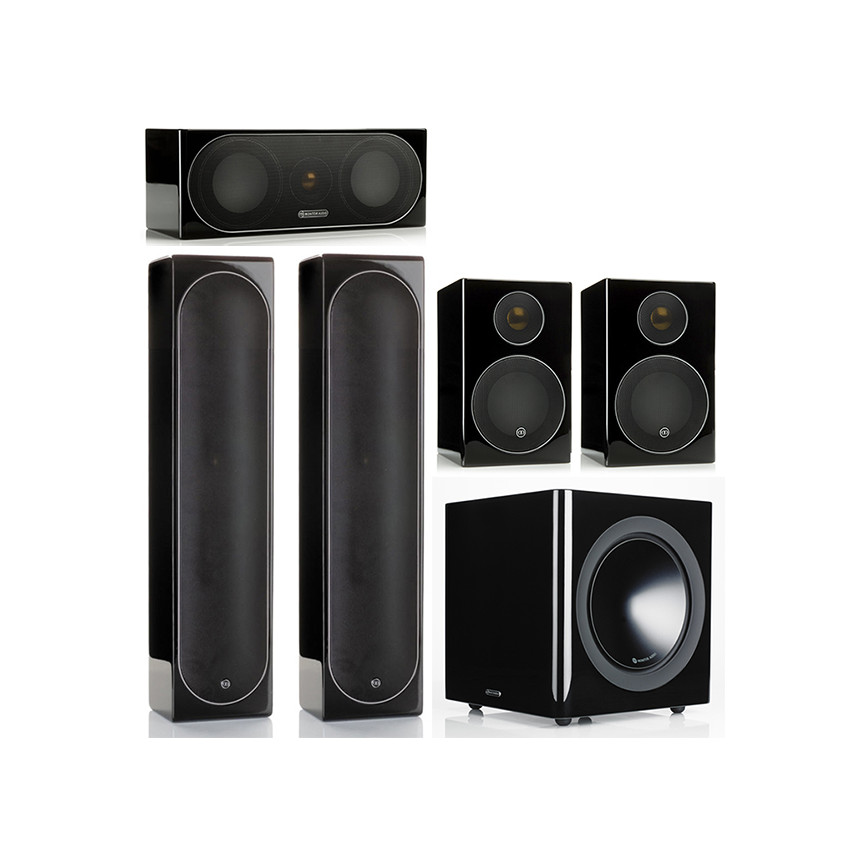 Monitor Audio Radius 225/200/90/380 set 5.1 Black