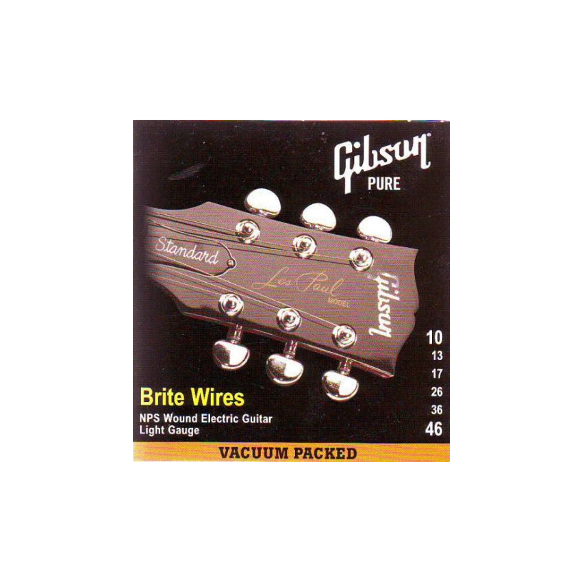 Gibson SEG-700L BRITE WIRES NPS WOUND ELECT. .010-.046