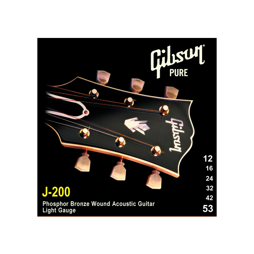 Gibson SAG-J200L PREMIUM PHOS BRONZE .012-.053