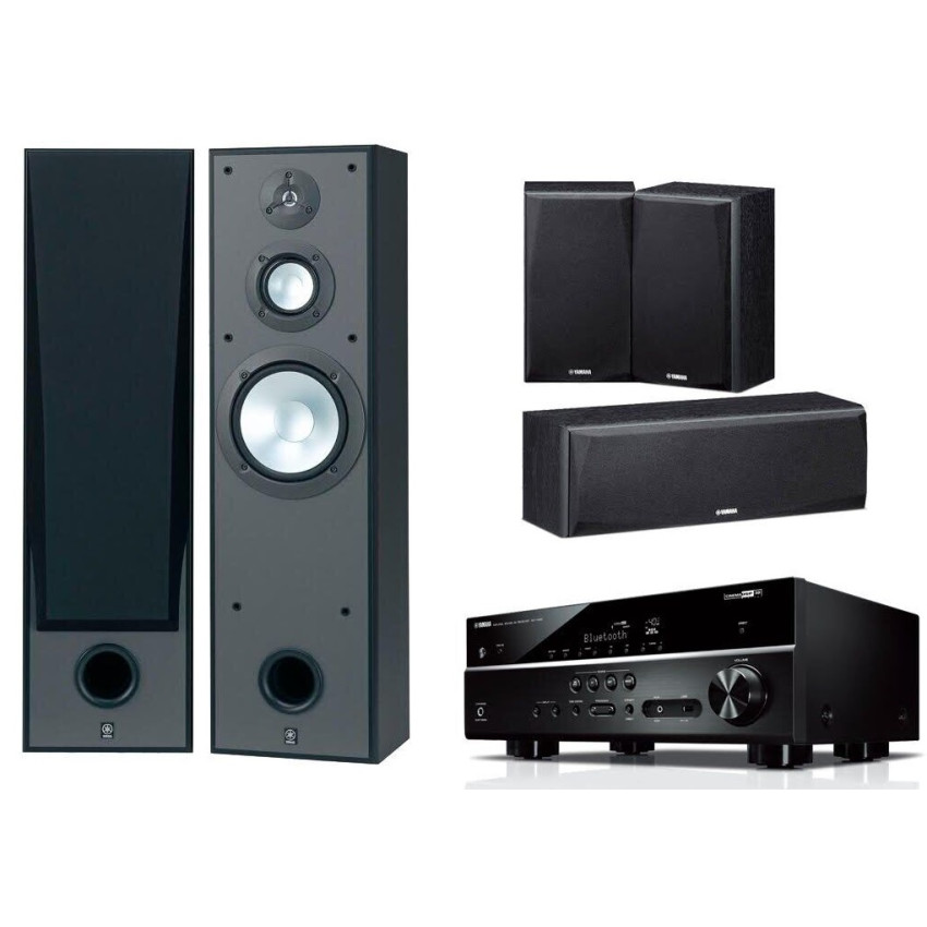 Yamaha Kino SYSTEM 485 (RX-V485 + NS-8390 + NS-P51) Black