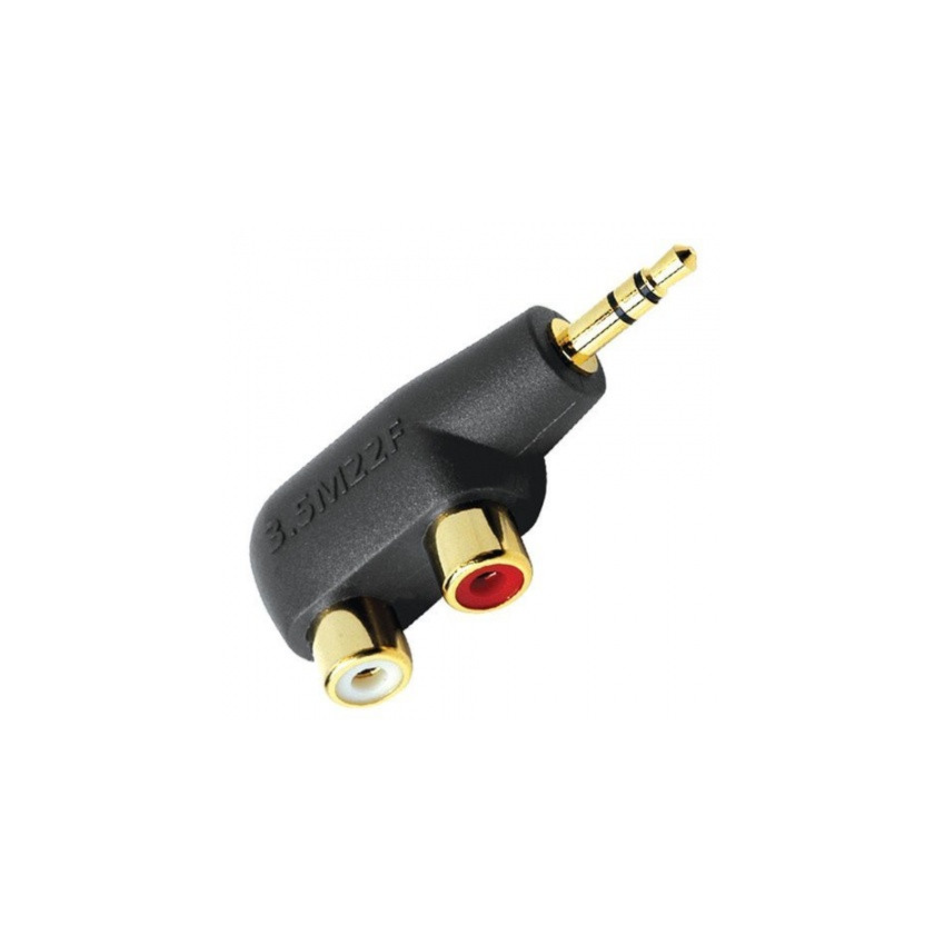 AUDIOQUEST Splitter Hard Mini 3.5mm <-> 2 Female RCA