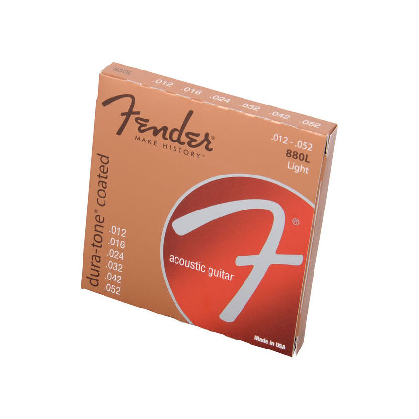 FENDER 880L DURA-TONNE COATED 80/20 ACOUSTIC GUITAR STRING