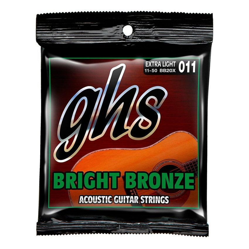 GHS STRINGS BB20X BRIGHT BRONZE