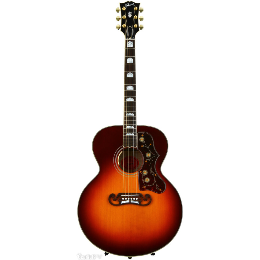 GIBSON SJ-200 QUILT MAPLE AUTUMN BURST