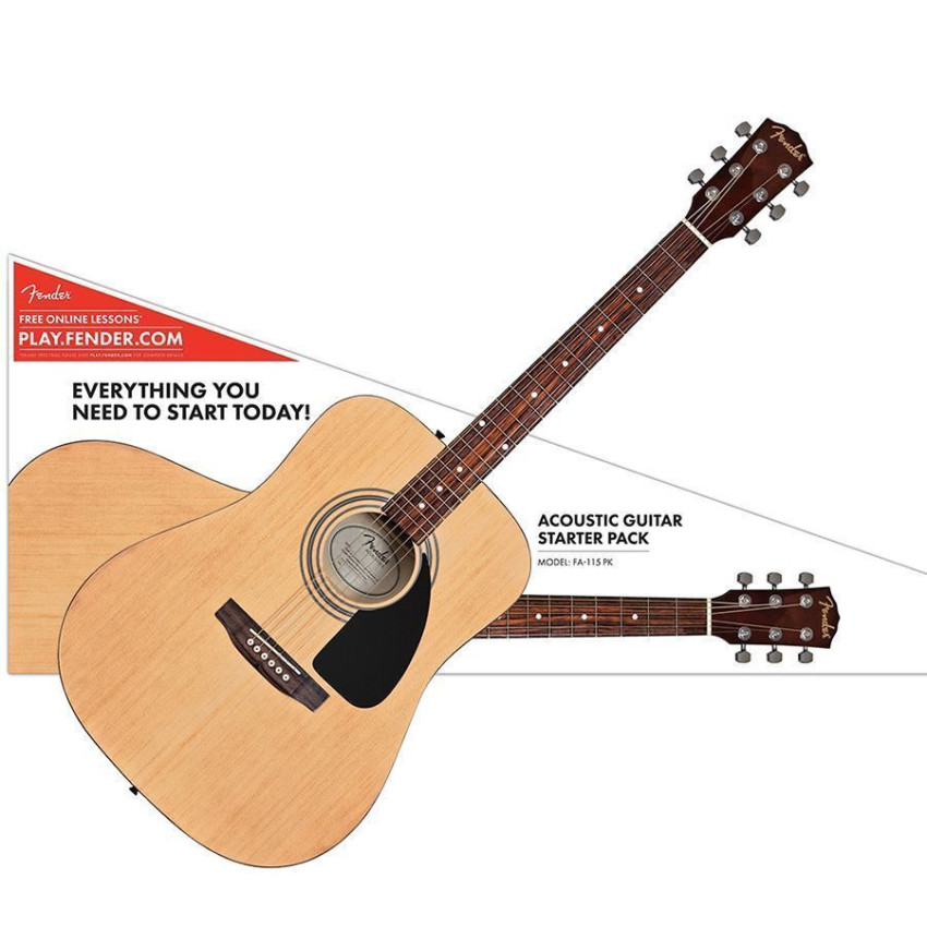 FENDER FA-115 DREADNOUGHT PACK NATURAL