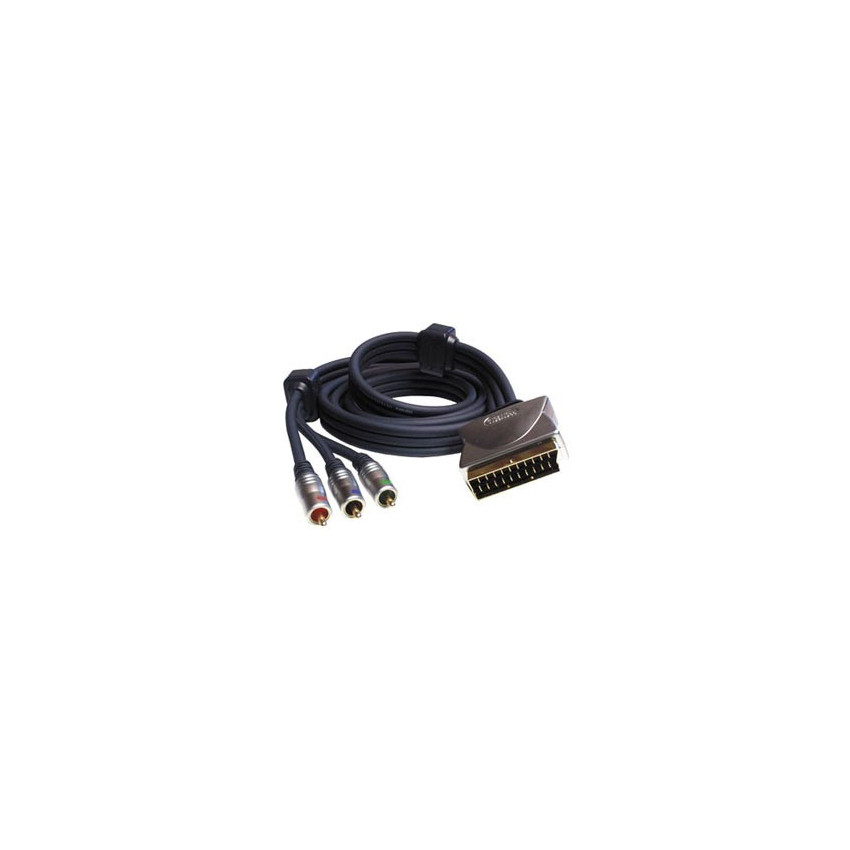 PROFIGOLD PGV 373 Component - SCARTmale - 3RCA Component 3.0m