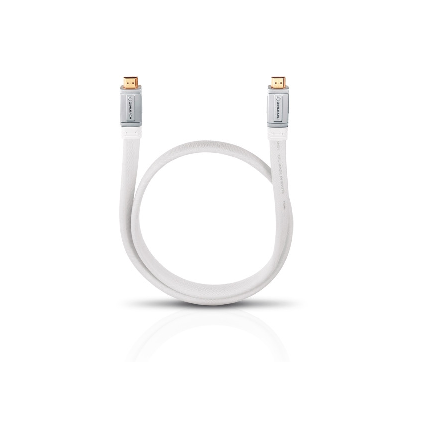 OEHLBACH 12411 Made in White HDMI Cable w. Eth 1,20