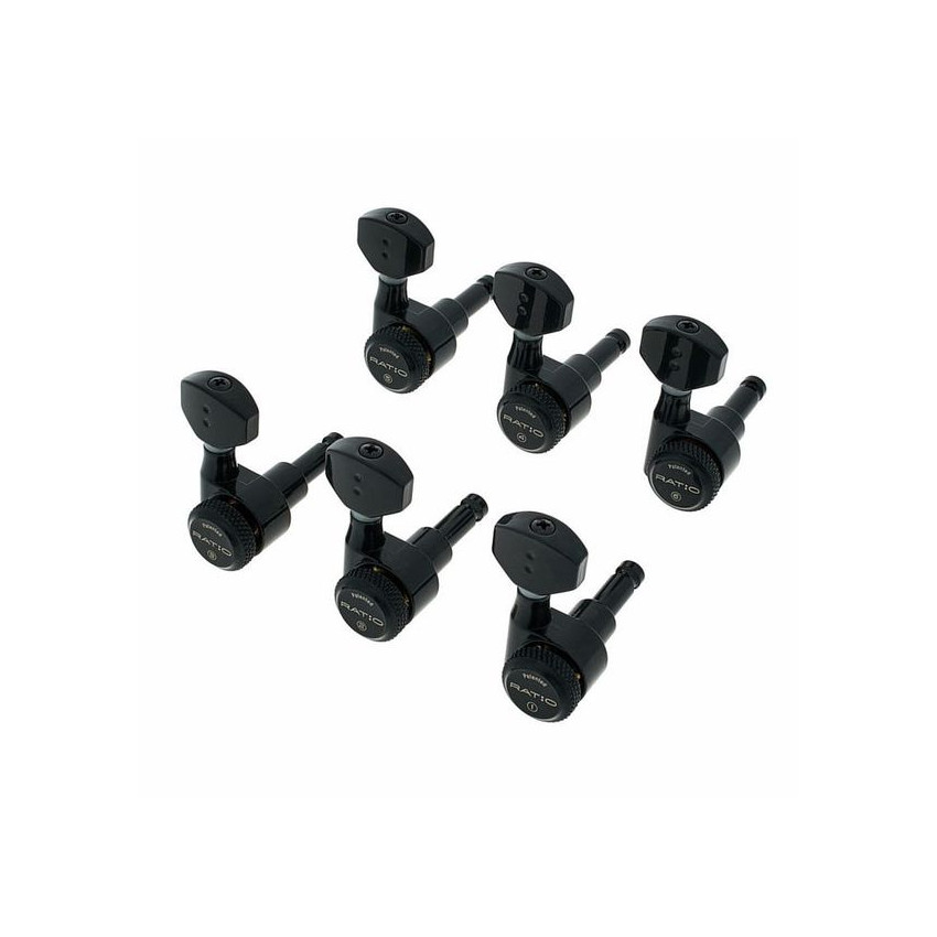 GRAPH TECH PRN-2341-B0 Ratio Electric 3+3 Vintage 2 Pin - Black