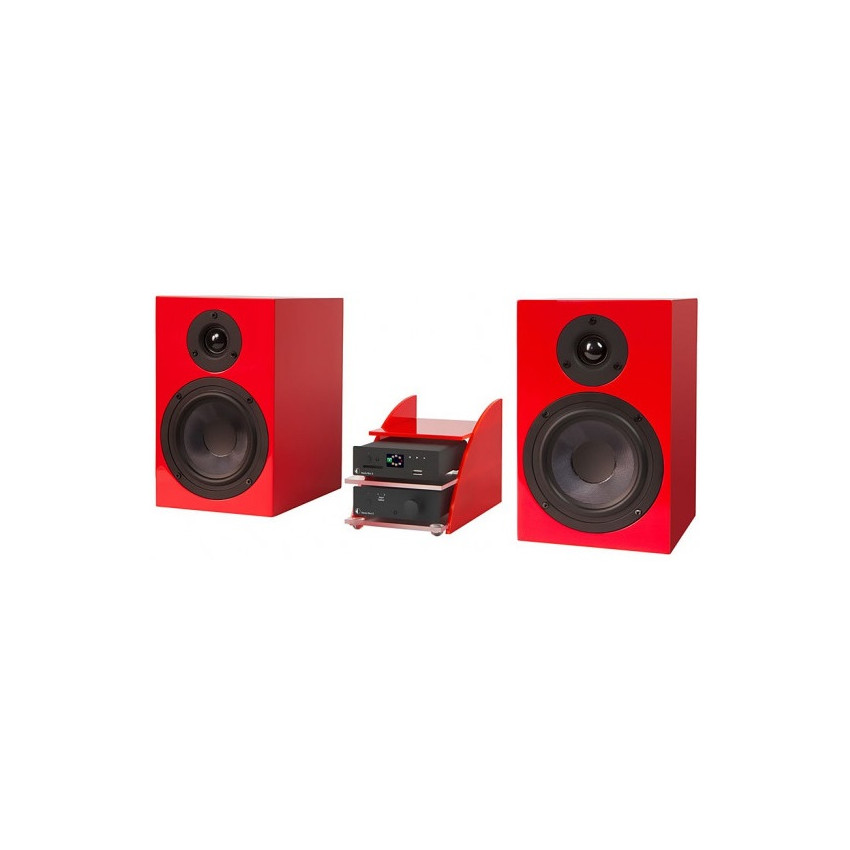 Pro-Ject Set HiFi Mediaplayer Silver-Red