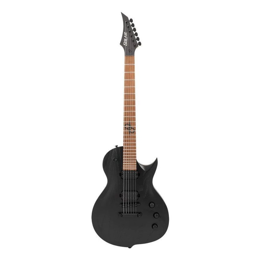 SOLAR GUITARS GC2.6BOP+ BLACK OPEN PORE MATTE