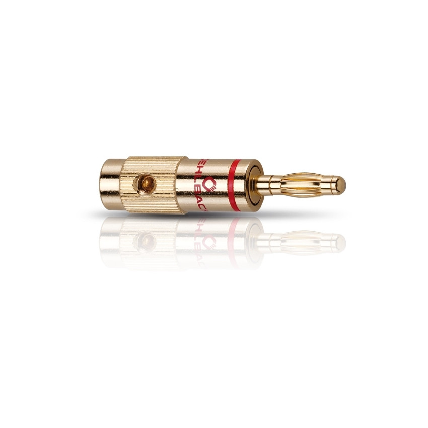 OEHLBACH 3001 BANANA B1 max. 10mm gold - 4 pc