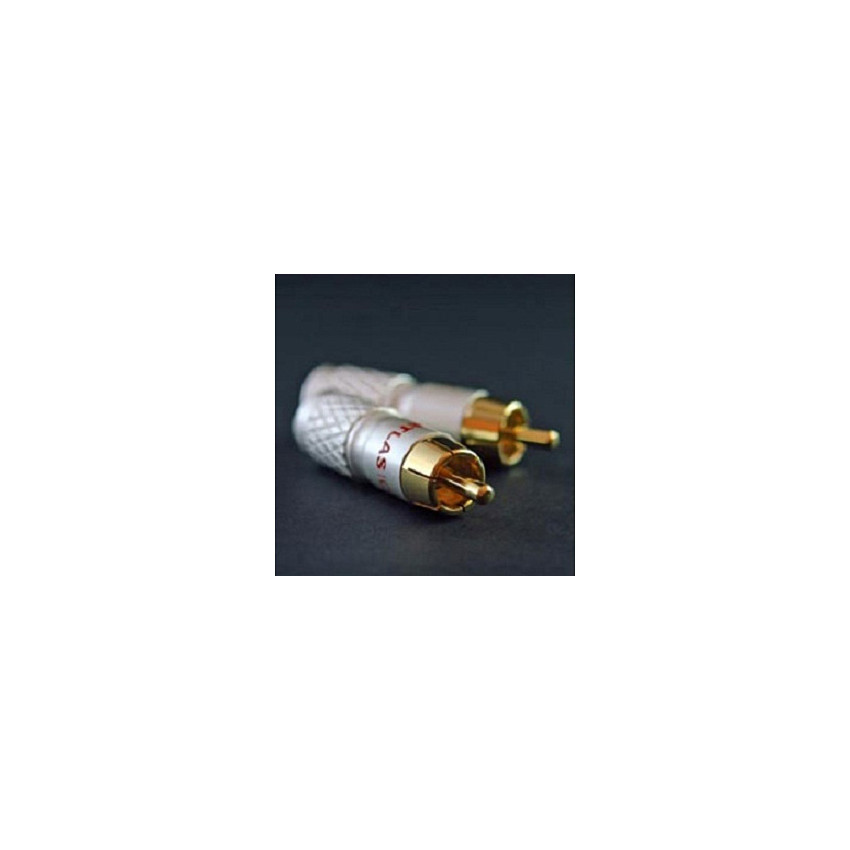 Atlas RCA Plug 8.5 mm Cross Hatch Design