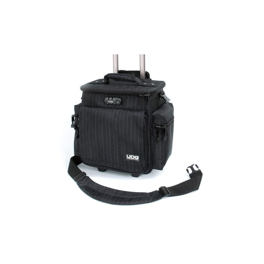 UDG Ultimate SlingBag Trolley DeLuxe Black/Grey Stripe