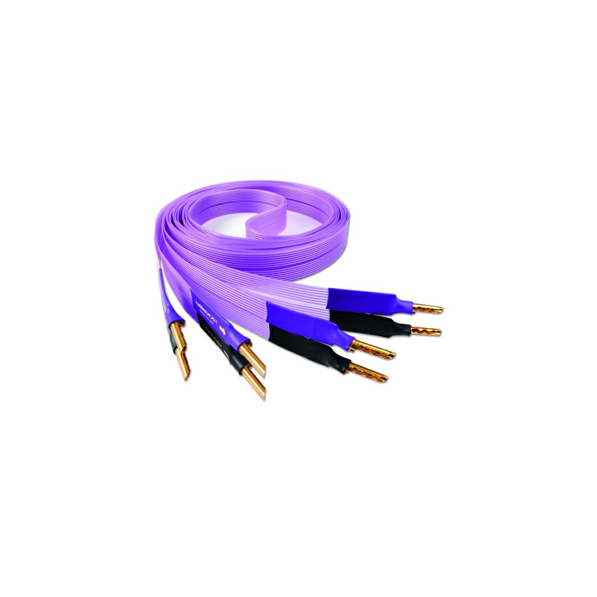 Nordost Purple flare,2x2,5m is terminated with low-mass Z plugs