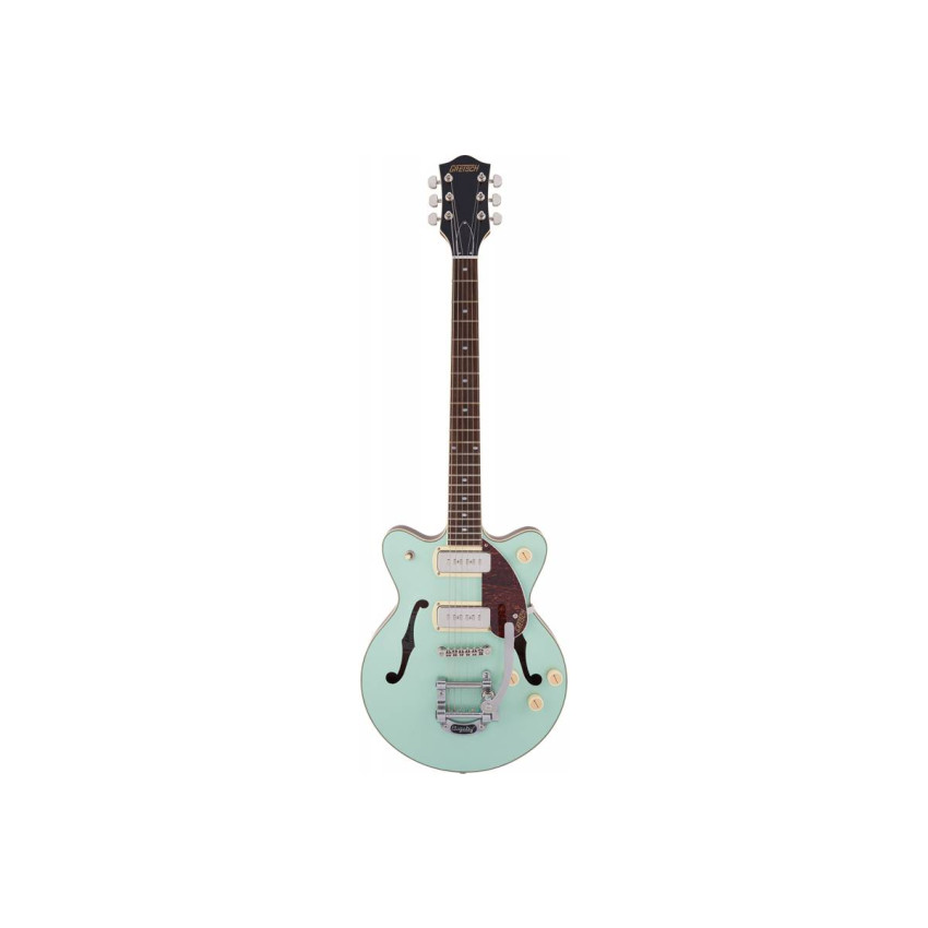 GRETSCH G2655T-P90 STREAMLINER CENTER BLOCK JR. DOUBLE-CUT P90 WITH BIGSBY MINT METALLIC