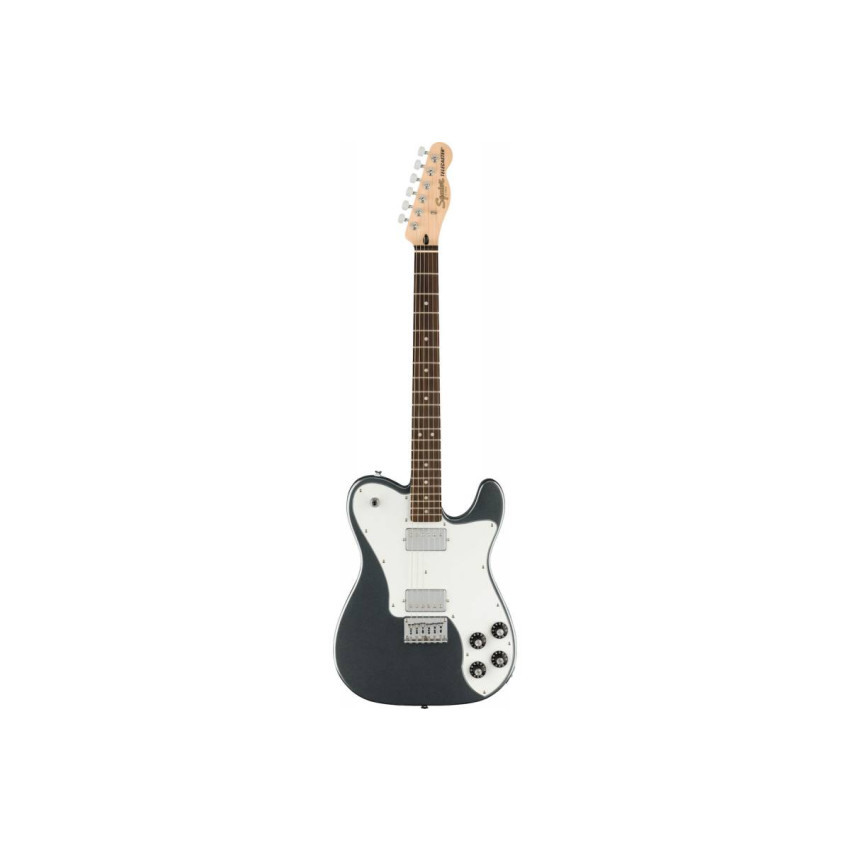 SQUIER by FENDER AFFINITY SERIES TELECASTER DELUXE HH LR CHARCOAL FROST METALLIC