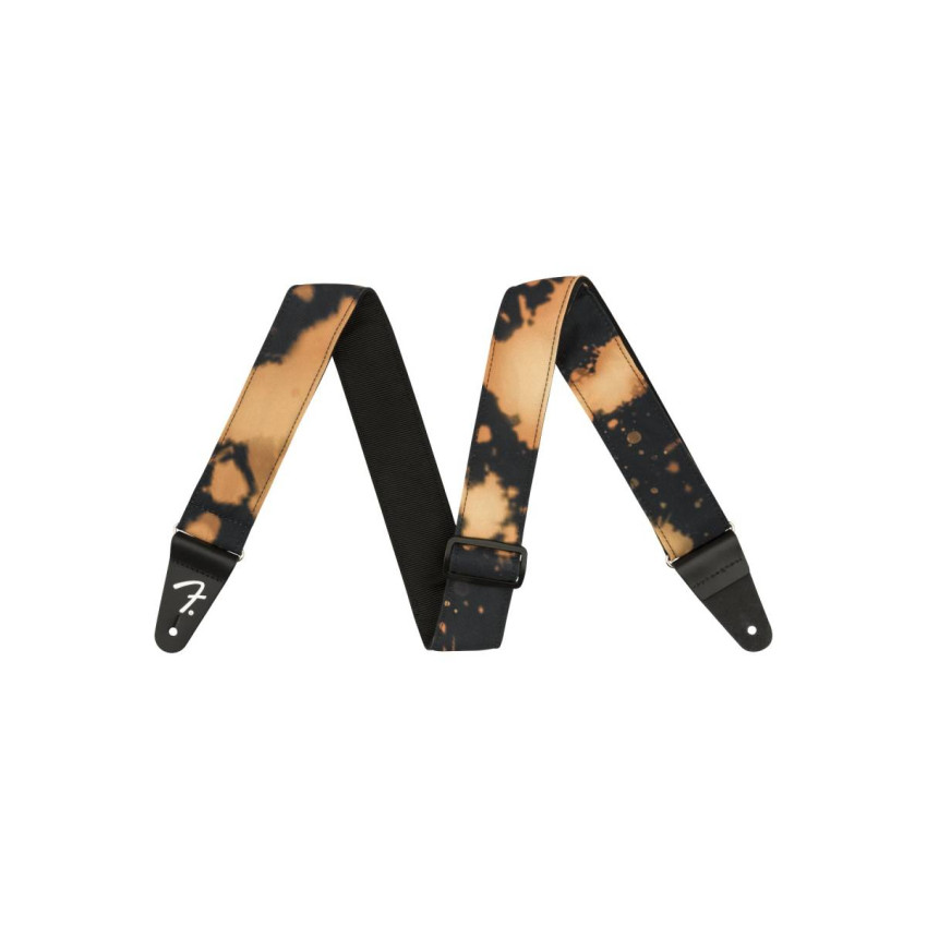 FENDER STRAP TIE DYE ACID WASH BLACK
