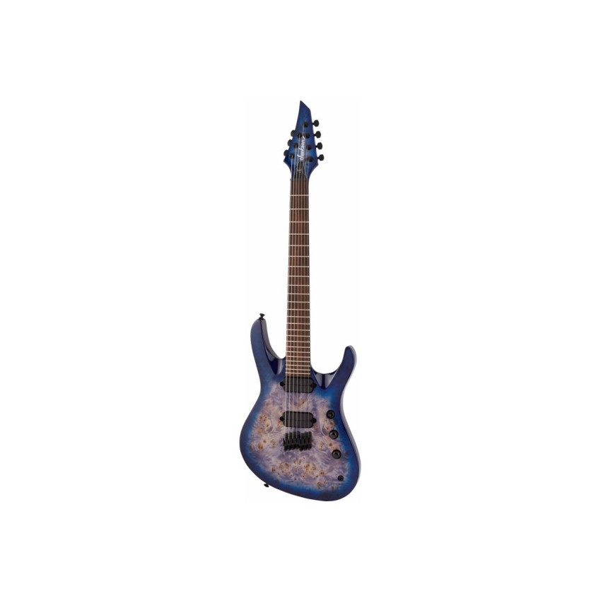JACKSON PRO SIGNATURE CHRIS BRODERICK SOLOIST HT7P GLOSS TRANSPARENT BLUE
