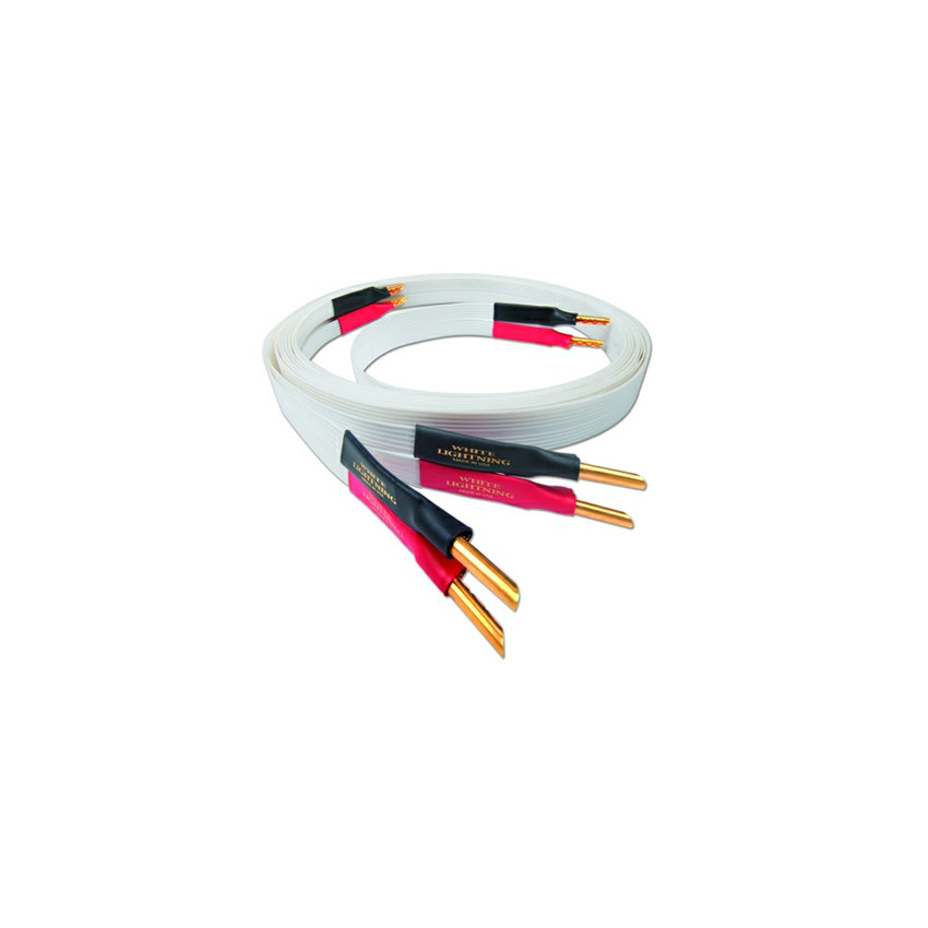 Nordost White lightning,2x2.5m is terminated with low-mass Z plugs