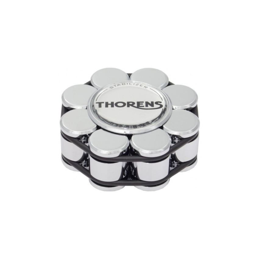 Thorens Stabilizer Chrome in Wooden Box