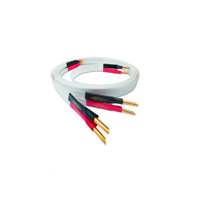 Nordost White lightning,2x5m is terminated with low-mass Z plugs