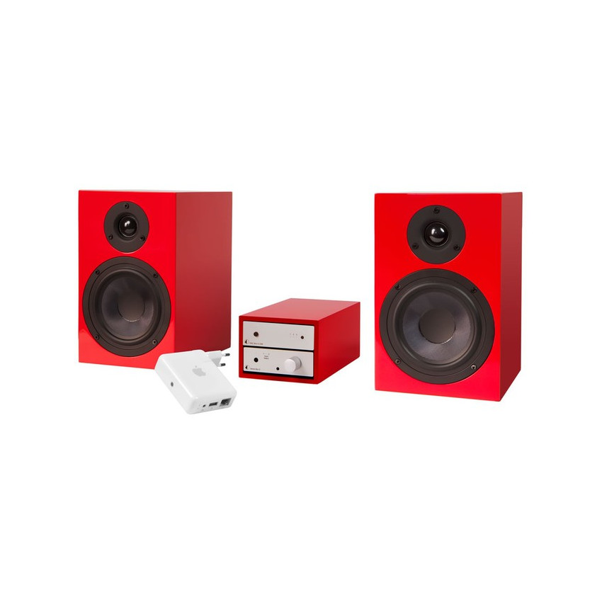 Pro-Ject Set HiFi AirPlay Silver-Red