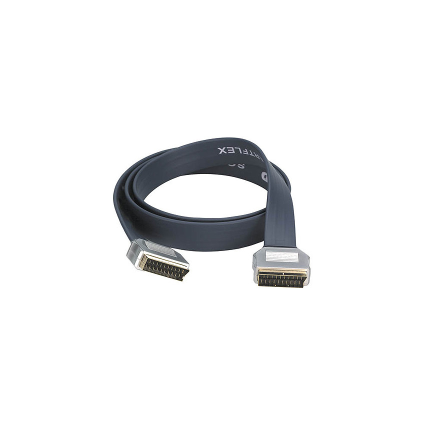 PROFIGOLD PGV 789 Flat Scart Interconnect - SCARTMale - SCARTMale 10.0m