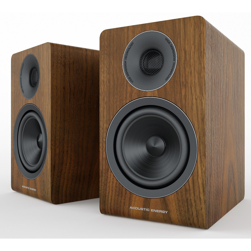 Acoustic Energy AE 300 Walnut wood veneer