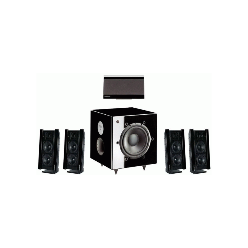Triangle Set GALAXY 2 in 5.1 (5 sats + 1 Meteor 0.1TC) Piano Black