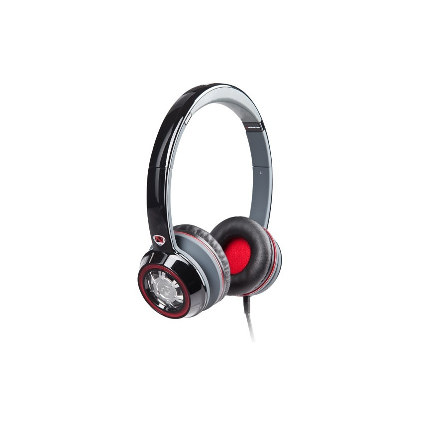 Monster NCredible NTune On-Ear Headphones Red-Black