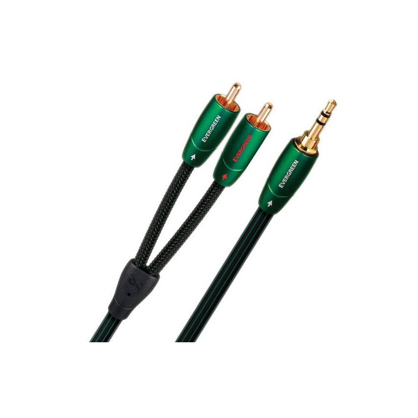 AUDIOQUEST 1.0m EVERGREEN 3.5mm > RCA