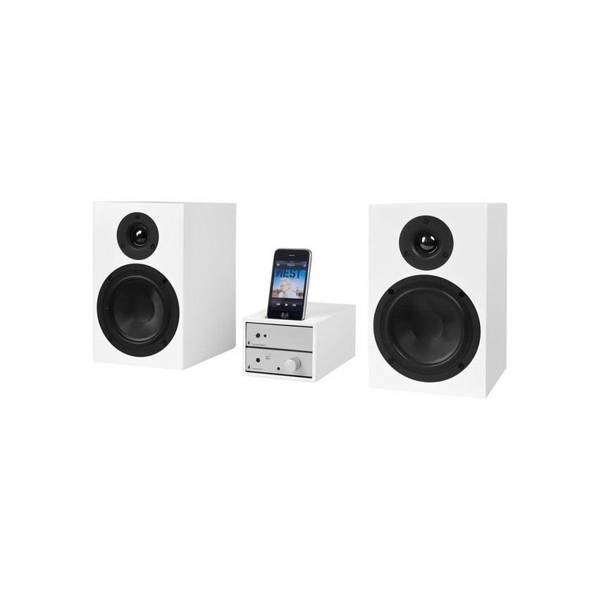 Pro-Ject Set iPod Goes HiFi Silver-White