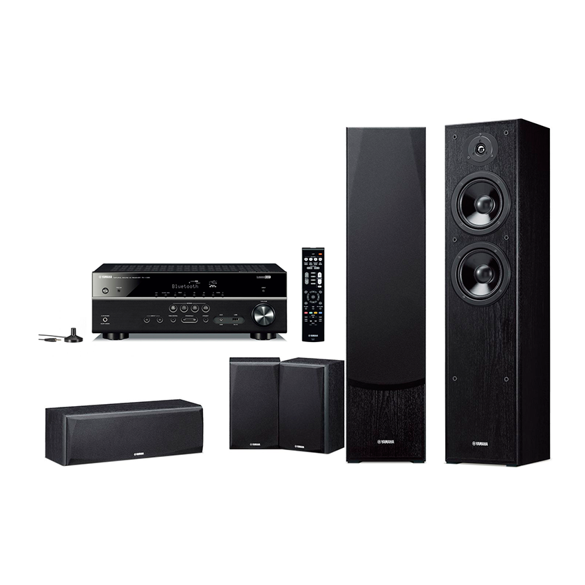 Yamaha Kino SYSTEM 385 (RX-V385 + NS-F51 + NS-P51) Black