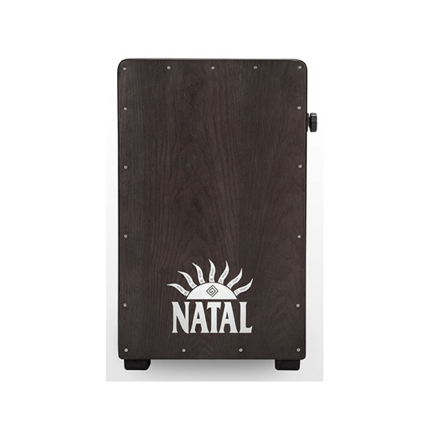 NATAL DRUMS CAJON LARGE BLACK WITH BLACK PANEL
