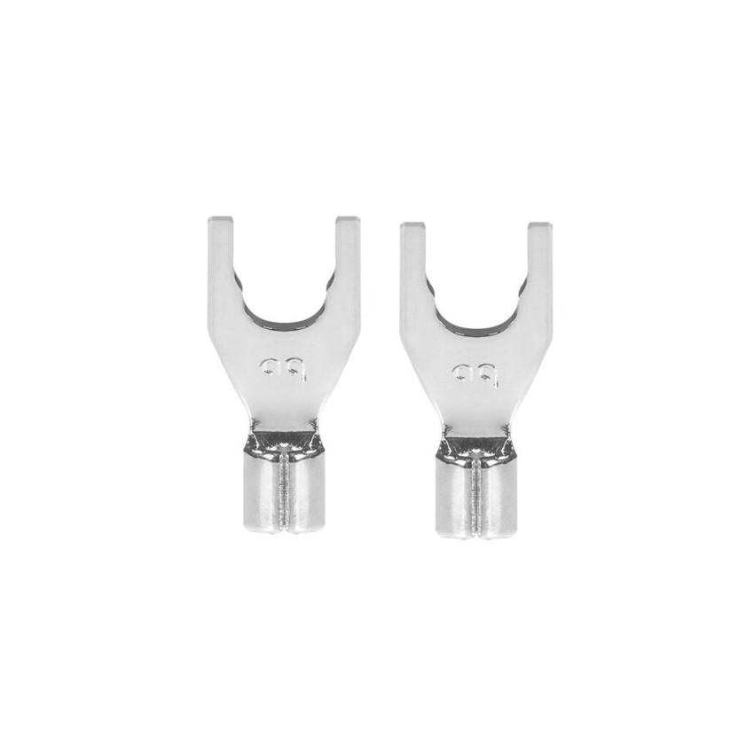 AUDIOQUEST spc Crimp P10M/S Silver Spade SET/40
