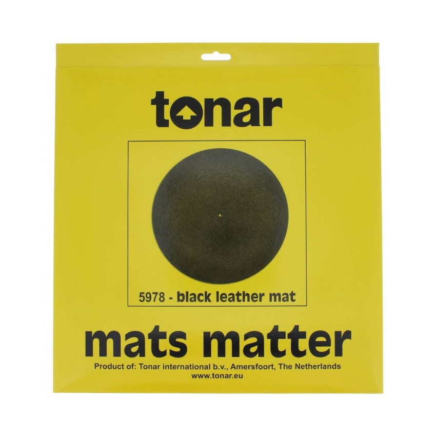 Tonar Black Leather Mat art.5978
