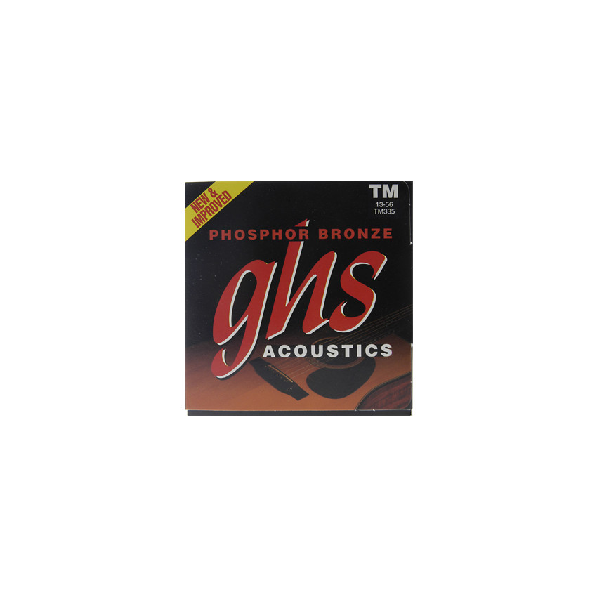 GHS STRINGS GHS S335 AC GTR,PHOS BRNZ,MED