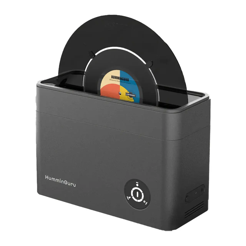 HumminGuru Ultrasonic Vinyl Record Cleaner Bundle (With 7