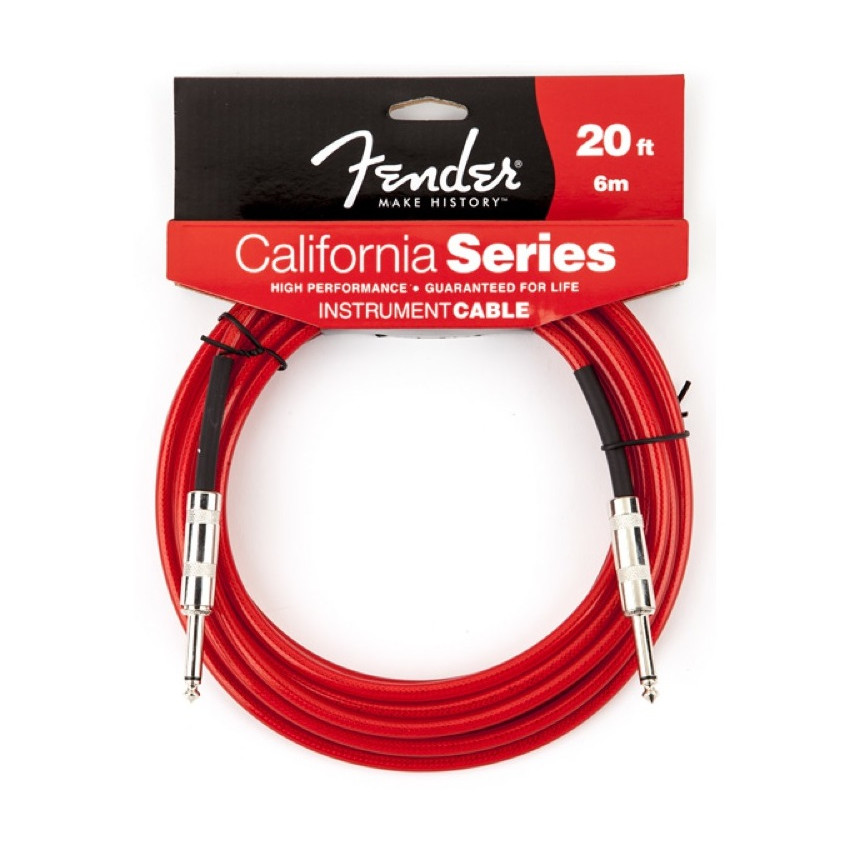 FENDER CALIFORNIA INSTRUMENT CABLE 20 CAR
